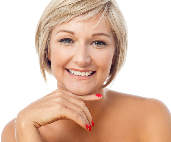Gorgeous smiling woman