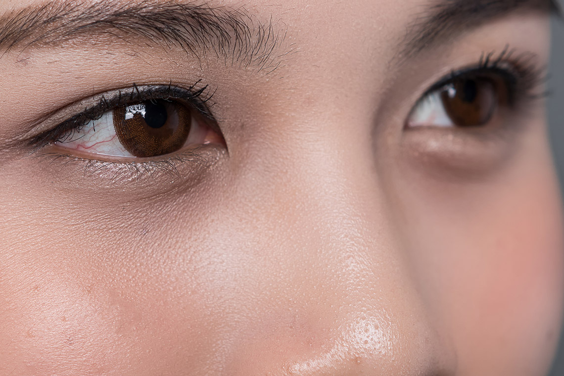 beautiful asian woman eyes