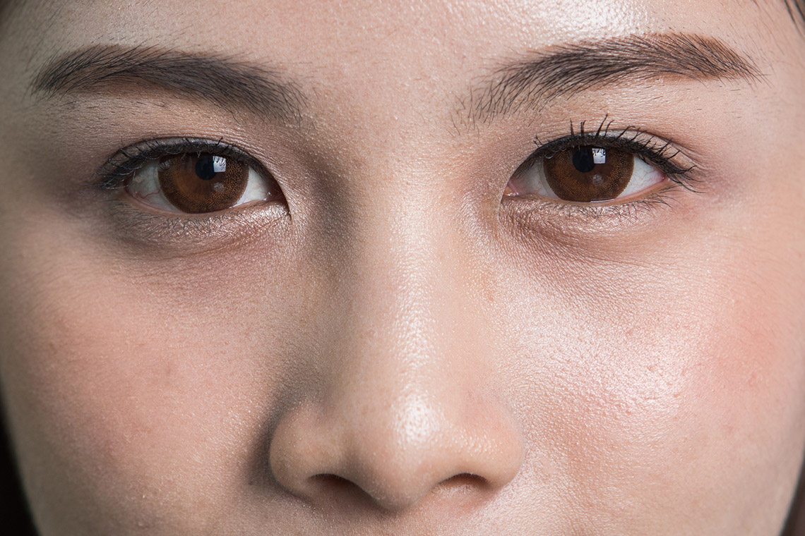 Asian woman eyes