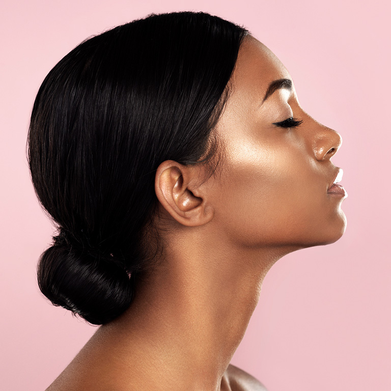 black woman neck