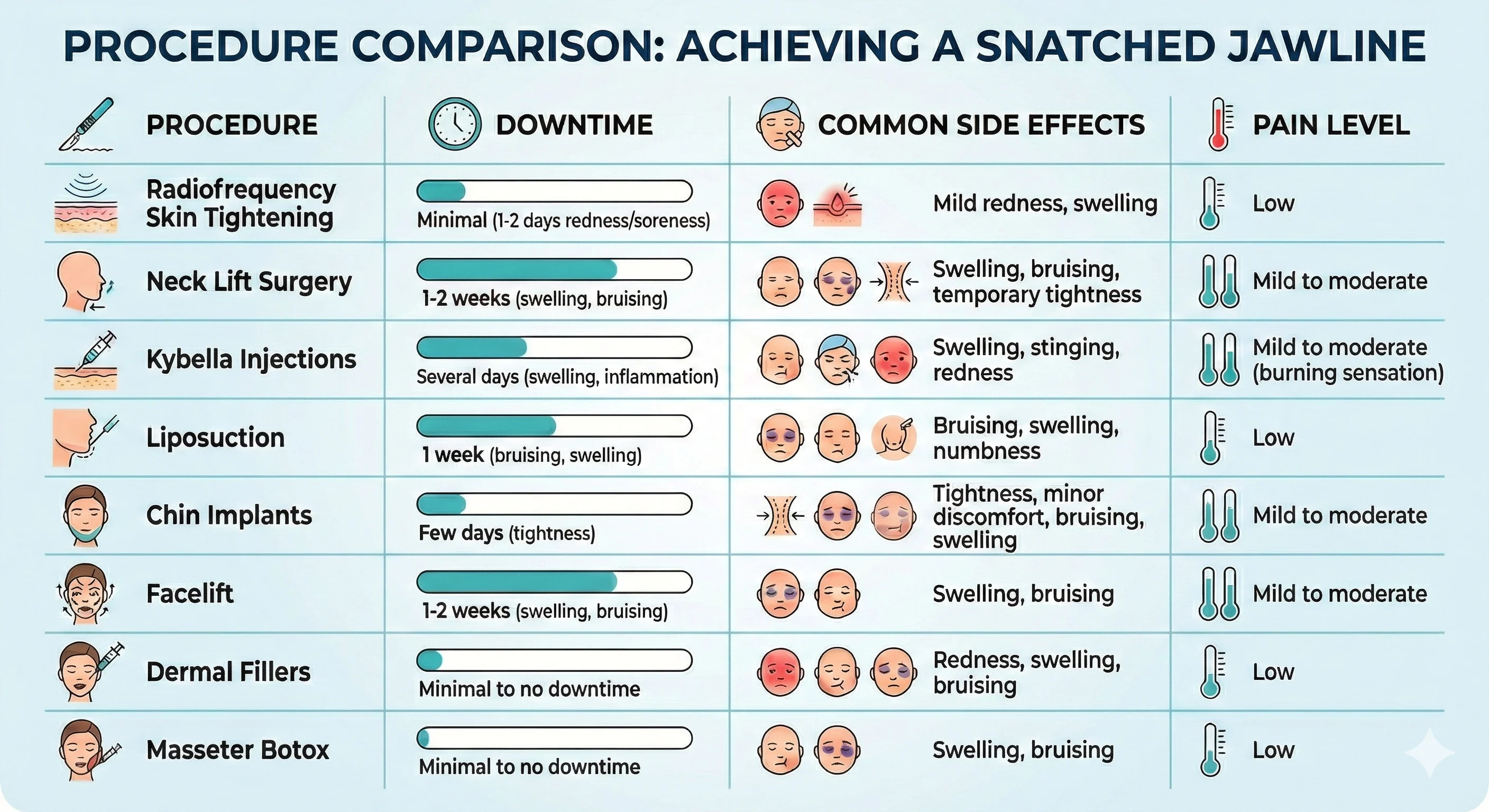 jawline recovery and aftercare